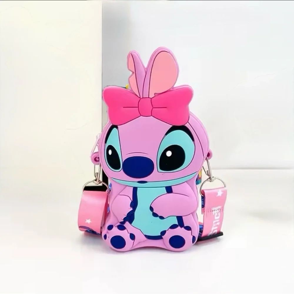 LILO & Stitch Angela Silicone Bag Disney Cartoon Anime Figure Shoulder Bag NWOT